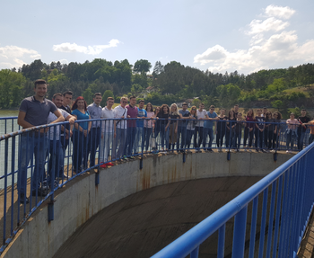 Posjeta brani Modrac sa studentima treće godine građevinarstva (10.05.2018.)