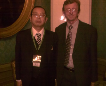 Sa prof.dr. Maruijem (Niigata University, Japan) na koktelu i prijemu kod gradonačelnika Zagreba (mart 2013)